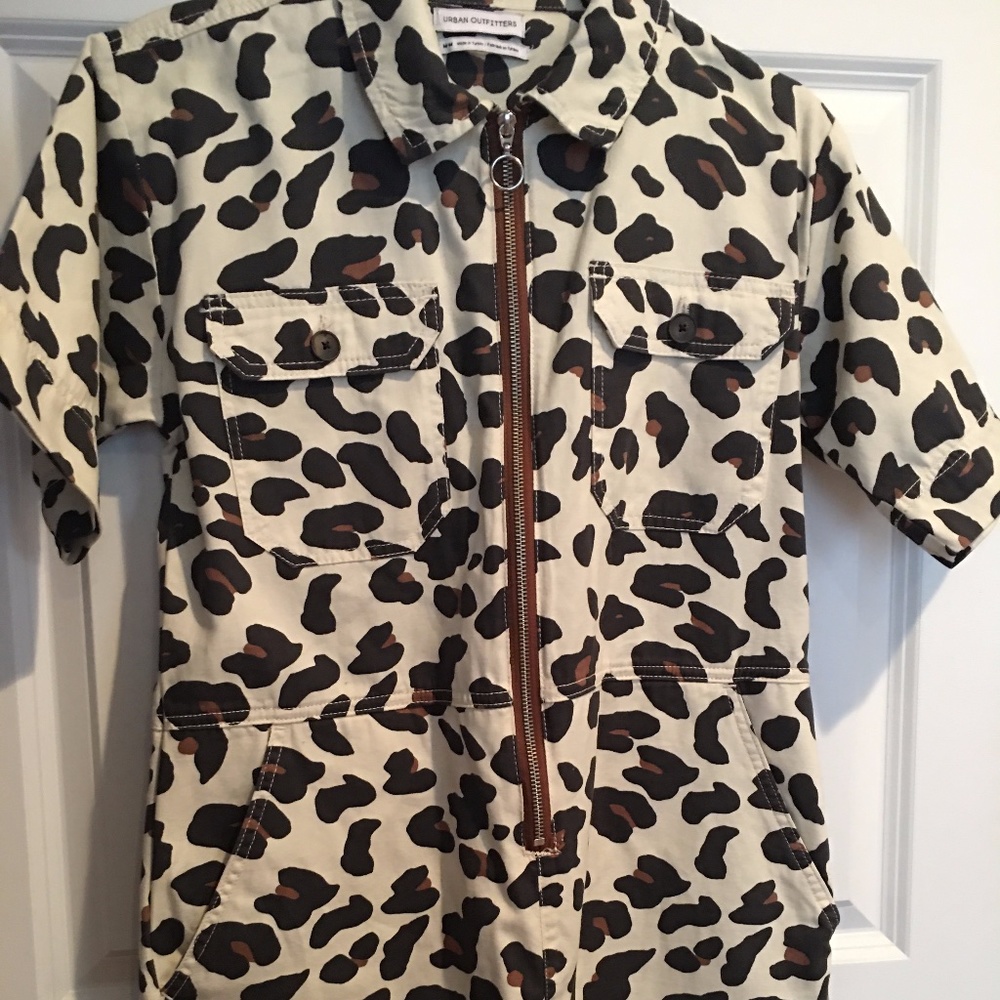 Urban Outfitters - Leopard Print Jumpsuit